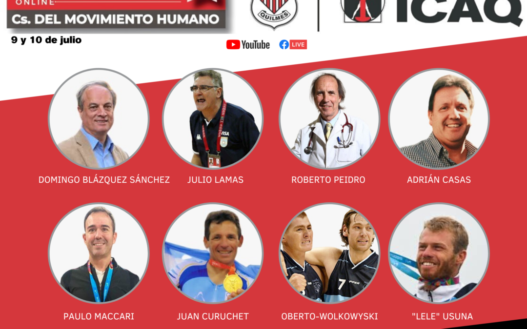 Se viene el 1° Congreso Online “Ciencias del Movimiento Humano” organizado por el ICAQ